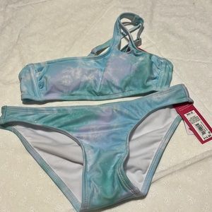 NWT blue and green tie-dye